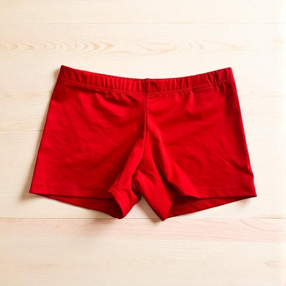 ADIDAS x Stella McCartney Orange Running Workout Shorts Size M - Picture 1 of 6